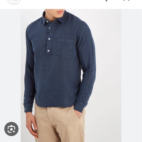 Solid & Striped Linen Shirt - Picture 2 of 6